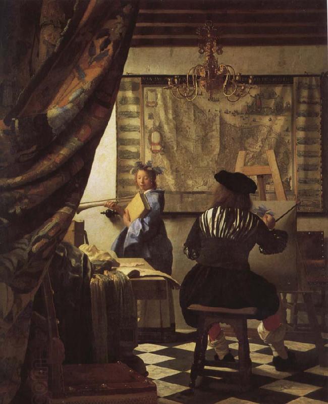 Jan Vermeer The moral of painting oil painting picture